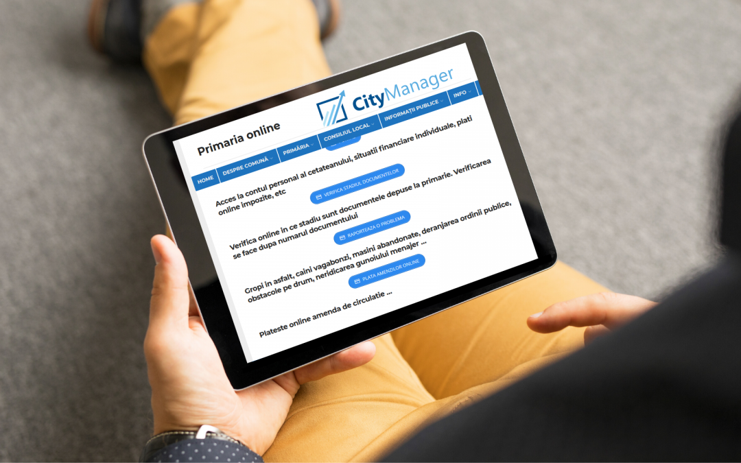 CityManager mută Primăriile online. Primăria de acasă