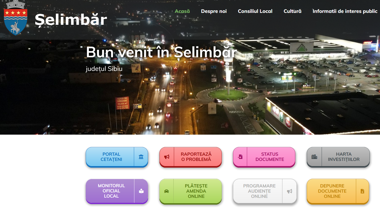 Comuna Șelimbăr- smart village 2021 - City Manager - software primarie